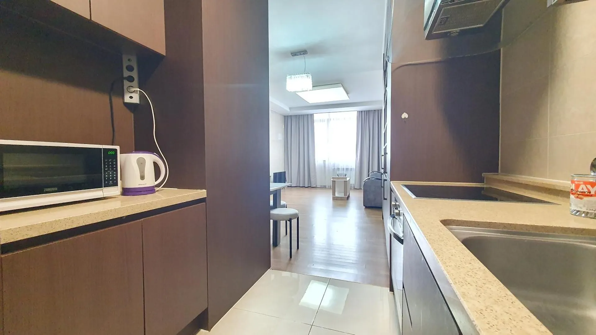 Apartment 14 Эт 2Х Комн Кв С 2 Мя Кроватями И Раскладным Диваном На 1-6Гостей В Хайвилле С Шикарным Видом На Мечеть Хазрет Султан Nur-Sultan